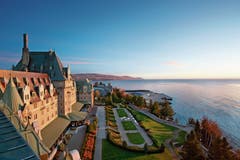 Hier sassen die G7-Staats- und Regierungschefs zusammen: Schlosshotel Fairmont Le Manoir Richelieu. Es liegt zwischen Meer und Bergen in La Malbaie in der Provinz Quebec. (Bild: Chris Sanchez)