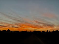 Abendstimmung in Frauenfeld. (Bild: Fabian Keller)