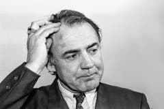 Der Hans-Reinhart-Ring wird am 13. Januar 1992 im Kunsthaus in Zürich an den Schauspieler Bruno Ganz verliehen. Ausgezeichnet wird er damit für sein gesamtes schauspielerisches Schaffen. (Bild. Keystone)
