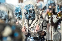 Die Chappelgnome Lozärn kamen als «Turmwächter». (Bild: Dominik Wunderli, Buchrain, 16. Februar 2019)