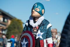 Captain America kommt also aus Ebikon. (Bild: Dominik Wunderli, Buchrain, 16. Februar 2019)