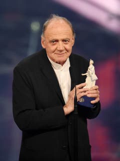 Der Schauspieler erhält am 20. Januar 2017 in München bei der Verleihung des Bayerischen Filmpreises im Prinzregententheater seine Auszeichnung. Er wurde mit dem Ehrenpreis des Ministerpräsidenten ausgezeichnet. (Bild: Keystone)
