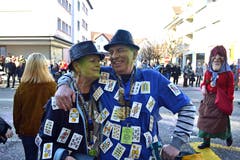 Fasnachts-Umzug in Wattwil. (Bild: Peter Jenni, 17.02.2019)