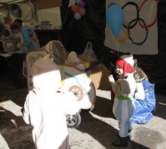 Kinderfasnacht in Nesslau. (Bild: Fränzi Göggel, 16.02.2019)