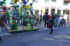 Fasnachts-Umzug in Wattwil. (Bild: Peter Jenni, 17.02.2019)