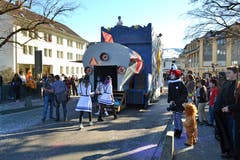 Fasnachts-Umzug in Wattwil. (Bild: Peter Jenni, 17.02.2019)