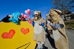 Kinderfasnachtsumzug in Ottoberg. (Bild: Donato Caspari)