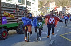 Fasnachts-Umzug in Wattwil. (Bild: Peter Jenni, 17.02.2019)