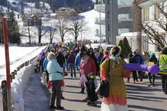 Kinderfasnacht in Nesslau. (Bild: Fränzi Göggel, 16.02.2019)