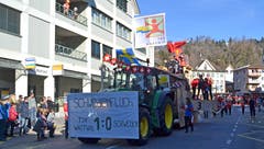 Fasnachts-Umzug in Wattwil. (Bild: Peter Jenni, 17.02.2019)