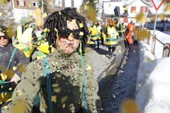 Kinderfasnacht in Nesslau. (Bild: Fränzi Göggel, 16.02.2019)