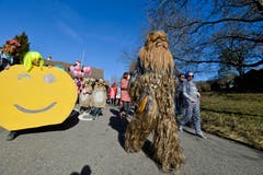 Kinderfasnachtsumzug in Ottoberg. (Bild: Donato Caspari)