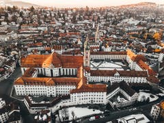 Blick auf den Stiftsbezirk St. Gallen. (Bild: Marc Bollhalder)