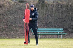 Der neue FCL-Trainer Thomas Häberli bei seinem ersten Arbeitstag. (Bild: Martin Meienberger/freshfocus)