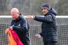 Der neue FCL-Trainer Thomas Häberli bei seinem ersten Arbeitstag. (Bild: Martin Meienberger/freshfocus)