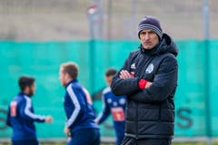 Der neue FCL-Trainer Thomas Häberli bei seinem ersten Arbeitstag. (Bild: Martin Meienberger/freshfocus)