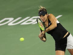 Belinda Bencic feiert ihren dritten WTA-Titel (Bild: KEYSTONE/AP/KAMRAN JEBREILI)