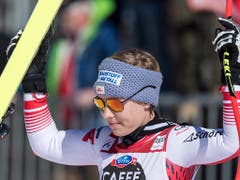 Nicole Schmidhofer - ursprünglich Dritte, nach der Korrektur der fehlerhaften Zeitmessung aber letztlich nur Vierte (Bild: KEYSTONE/ALESSANDRO DELLA VALLE)