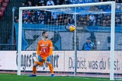 David Zibung, Torhüter,4 Ist wenig gefordert. Beim Freistoss zum 0:1 steht er etwas unbeweglich in der Goalie-Ecke und kann nicht reagieren.(Bild: Martin Meienberger/freshfocus)