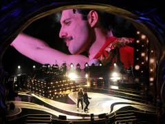 Die legendäre Band Queen hat zur Eröffnung der 91. Oscar-Verleihung auf der Bühne gespielt. (Bild: KEYSTONE/AP Invision/CHRIS PIZZELLO)