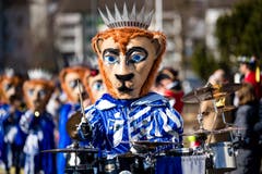 Noteheuer Lozärn mit dem Motto Lozärn First. (Bild: Philipp Schmidli, Dierikon, 24. Februar 2019)