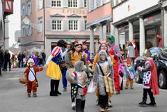 Der Fasnachtsumzug in Lichtensteig gehörte den Kindern. (Bild: Christiana Sutter, 24. Februar 2019)
