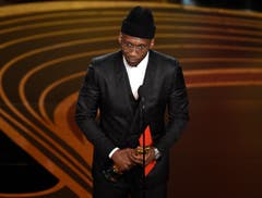 Mahershala Ali wird als bester Nebendarsteller für seine Rolle in «Green Book» ausgezeichnet (Photo by Chris Pizzello/Invision/AP)