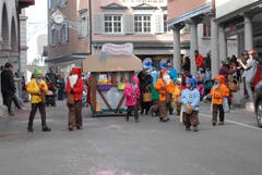 Der Fasnachtsumzug in Lichtensteig gehörte den Kindern. (Bild: Christiana Sutter, 24. Februar 2019)