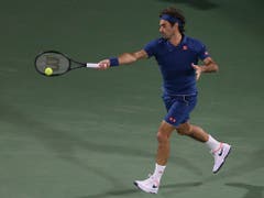 Roger Federer startete in Dubai gegen den Deutschen Philipp Kohlschreiber (Bild: KEYSTONE/AP/KAMRAN JEBREILI)