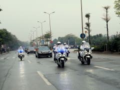 Der Machthaber Nordkoreas Kim Jong Un ist zum Gipfeltreffen mit US-Präsident Donald Trump in der vietnamesischen Hauptstadt Hanoi eingetroffen. (Bild: KEYSTONE/EPA VIETNAM NEWS AGENCY/STR)