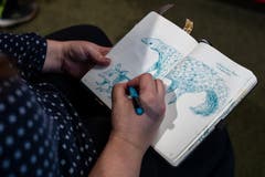 ...bis zur Skizze mit Fineliner.