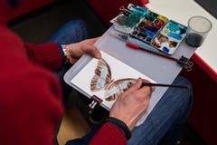 Wasserfarben für unterwegs gehören zur Ausrüstung vieler «Sketcher».