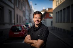 Er zeigte Födle, als er zum FC St. Gallen zurückkehrte: Tranquillo Barnetta ist Ehren-Föbü 2017. (Bild: Benjamin Manser)