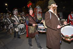 Eintrommeln in Flüelen. (Bild: Georg Epp, 27. Februar 2019)