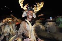 Eintrommeln in Schattdorf. (Bild: Urs Hanhart, 27. Februar 2019)