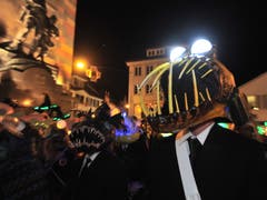 Eintrommeln in Altdorf. (Bild: Urs Hanhart, 27. Februar 2019)