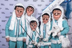 Wer hed de beschti Grend 2019: Impressionen vom Shooting vom Schmutzigen Donnerstag im Hotel Schweizerhof. (Bild: Dominik Wunderli, Luzern, 28. Februar 2019)