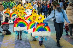 Diese Kinder bringen uns den Frühling. (Bild: Christian H. Hildebrand, (Unterägeri, 28.Februar 2019))