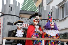 Auch das war zu sehen: Basel grüsst Beckenried. (Bild: Markus von Rotz, 28. Februar 2019)