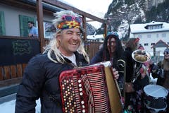 Katzenmusik in Unterschächen. (Bild: Franz Imholz, 28. Februar 2019)