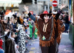 Cowboy und Indianer in einem. (Bild: Stefan Kaiser (Zug, 28. Februar 2019))