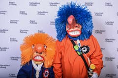 Wer hed de beschti Grend 2019: Impressionen vom Shooting vom Schmutzigen Donnerstag im Hotel Schweizerhof. (Bild: Dominik Wunderli, Luzern, 28. Februar 2019)