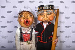 Wer hed de beschti Grend 2019: Impressionen vom Shooting vom Schmutzigen Donnerstag im Hotel Schweizerhof. (Bild: Dominik Wunderli, Luzern, 28. Februar 2019)