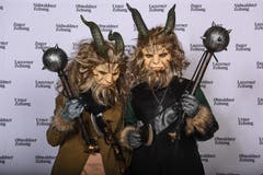 Wer hed de beschti Grend 2019: Impressionen vom Shooting vom Schmutzigen Donnerstag im Hotel Schweizerhof. (Bild: Dominik Wunderli, Luzern, 28. Februar 2019)