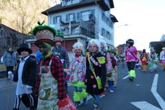 Impressionen vom Kinderumzug Wolfenschiessen. (Bild: Franz Niederberger, 28. Februar 2019)
