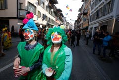 Schminke kann nie genug sein. (Bild: Stefan Kaiser (Zug, 28. Februar 2019))
