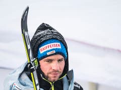 Beat Feuz hat die Abfahrts-Kristallkugel ins Blickfeld (Bild: KEYSTONE/JEAN-CHRISTOPHE BOTT)