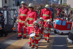 Farbige Impressionen vom Kinderumzug in Altdorf am Schmutzigen Donnerstag. (Bild: Leserin Rochelle Harwin)