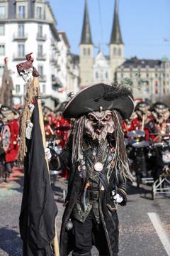 Buntes Treiben auf den Strassen der Stadt Luzern: Impressionen vom Fritschi-Umzug 2019. (Bild: Philipp Schmidli)