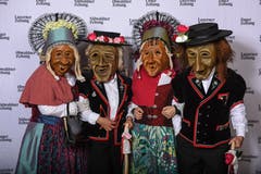 Wer hed de beschti Grend 2019: Impressionen vom Shooting vom Schmutzigen Donnerstag im Hotel Schweizerhof. (Bild: Dominik Wunderli, Luzern, 28. Februar 2019)